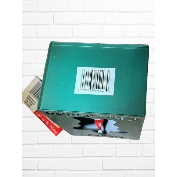 Christmas Candle Holder Tealight Votive Pillar Type Santa Claus Green Red White - Picture 6 of 8